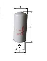 Daf Trucks 85-95-F 2900- F 3200 Serie, Leyland 95 Serie, Leyland-Daf 80-95 Serie Yağ Filtre