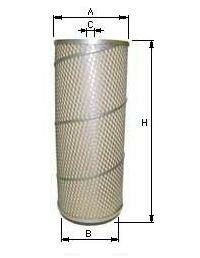 Case Constructıon CX Serie, Hitachi EX-ZX Serie, John Deere 300-800-8000-900-9000 Serie Hava Filtre (İç Filtre)