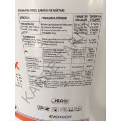 EVOTECH COMPLEX BİTKİSEL MENŞELİ SIVI ORGANİK GÜBRE ( HUMİK ASİT/KÖKLENDİRİCİ)