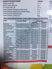 SENFA ATAK SGR Toz Harmanlanmış NK Gübresi 12 - 0 - 6 + (8 MgO) + ME  1 kg