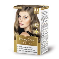 Farmacolor Deluxe Saç Boyası Küllü Açık Kumral 8.1