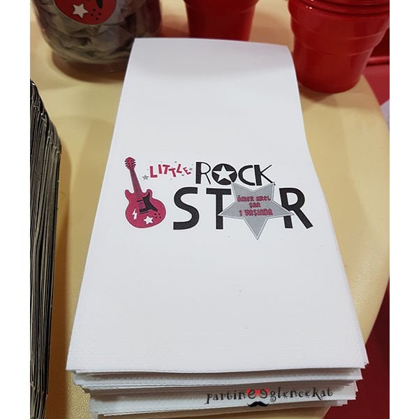 Little Rock Star Konsept Baskılı Peçete