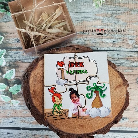 TaşDevri Çakıl Konsept Ahşap Puzzle Magnet