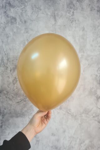 Metalik Gold Balon 12'' 30 Cm Metalik Balon 10lu Paket