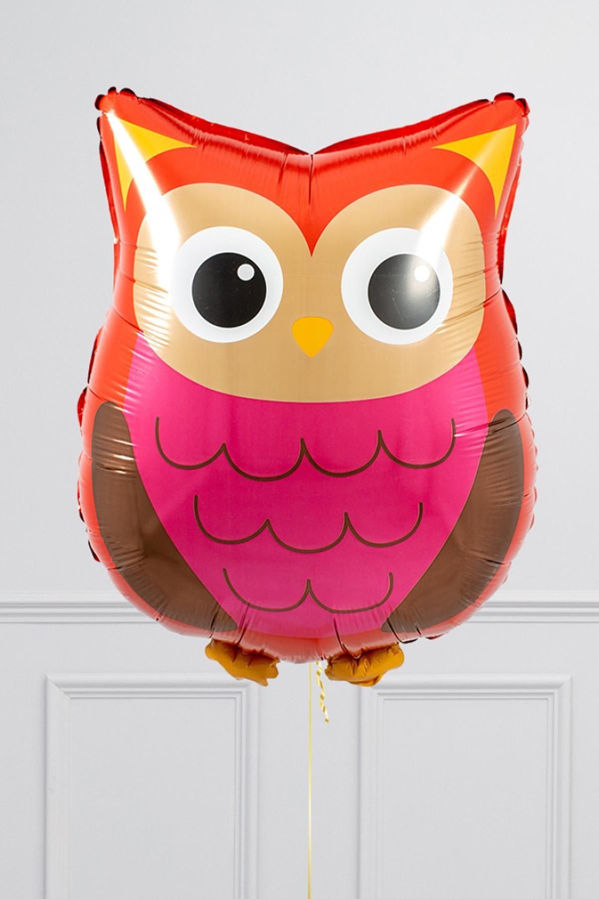 Baykuş Folyo Balon Woodland Tema Doğum Günü 54cm