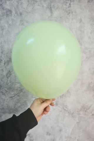 Makaron Açık Yeşil Balon 10 Adet - 12 inc 30 cm Parti Balonu