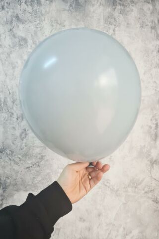 Gri Balon 10 Adet - 12 inc 30 cm Parti Balonu