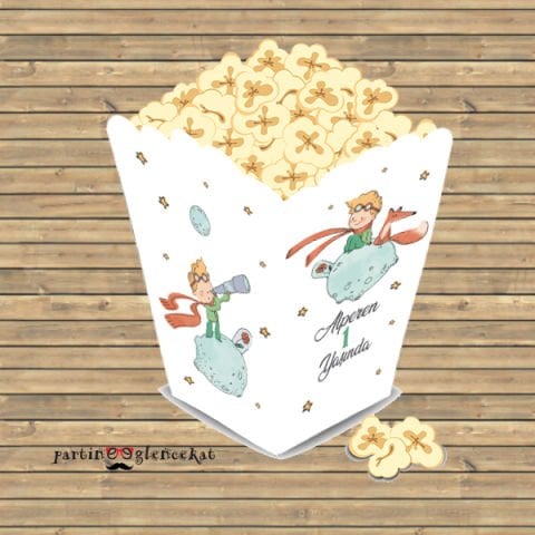 Little Prince Konsept Popcorn Kutusu