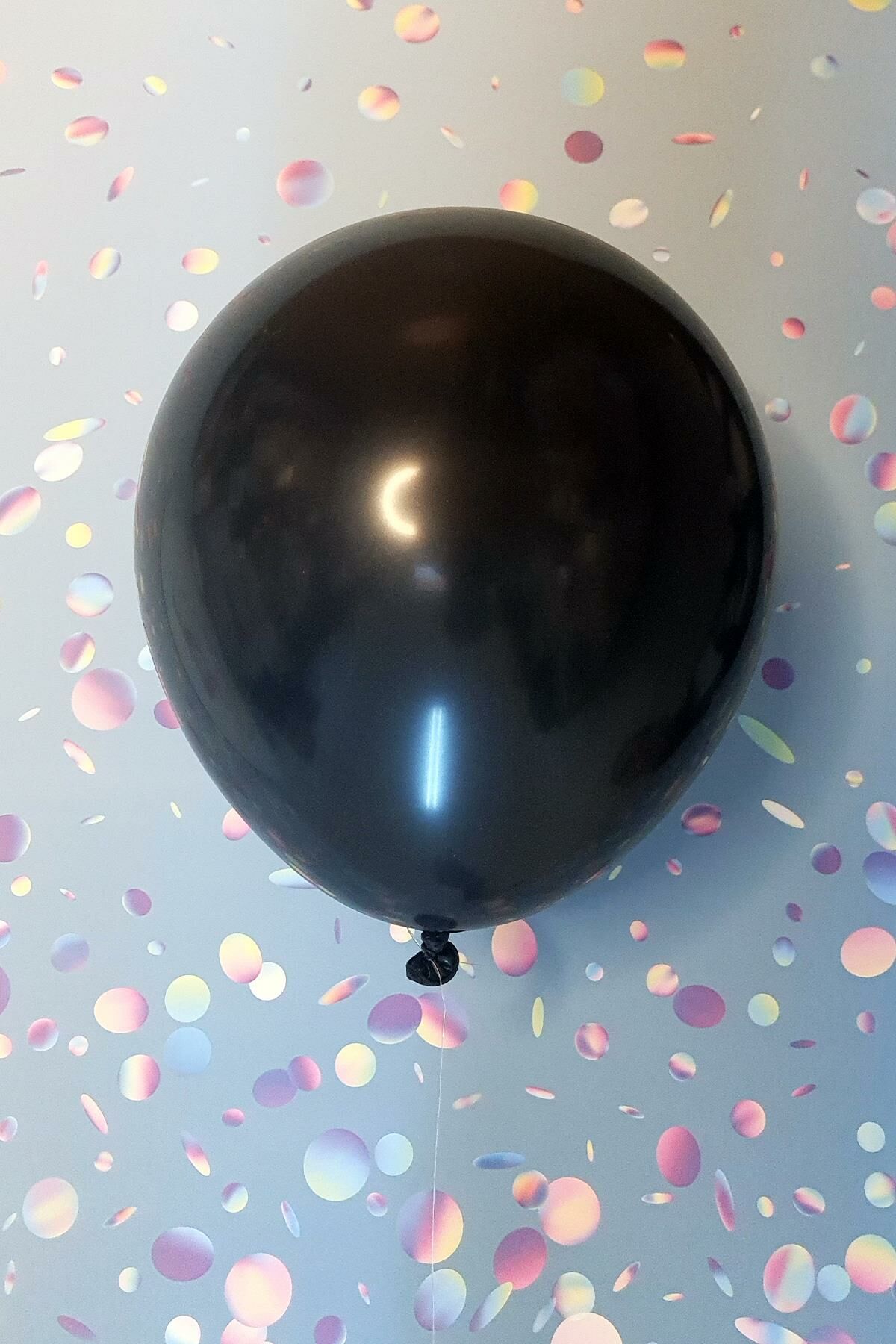 Siyah Balon 10 Adet - 12 inc 30 cm Parti Balonu