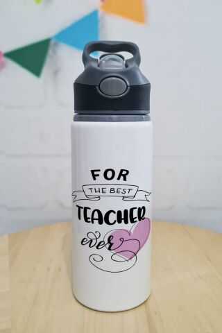 Öğretmenler Günü Hediyesi Matara For The Best Teacher