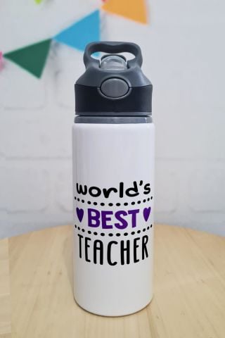 Best Teacher Öğretmenler Günü Hediyesi Matara Suluk