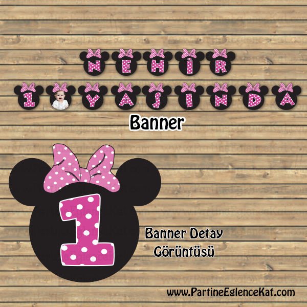 Minie Mouse Konsept Banner