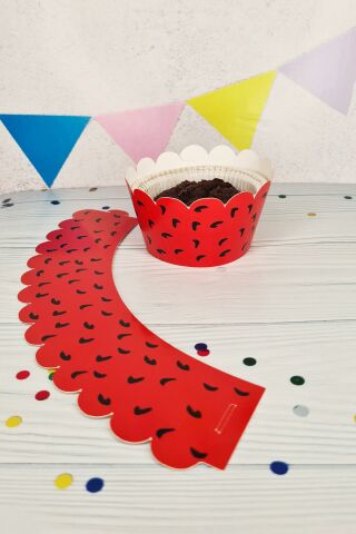 Çakıl Taş Devri Konsepti Cupcake Sargısı 10'lu