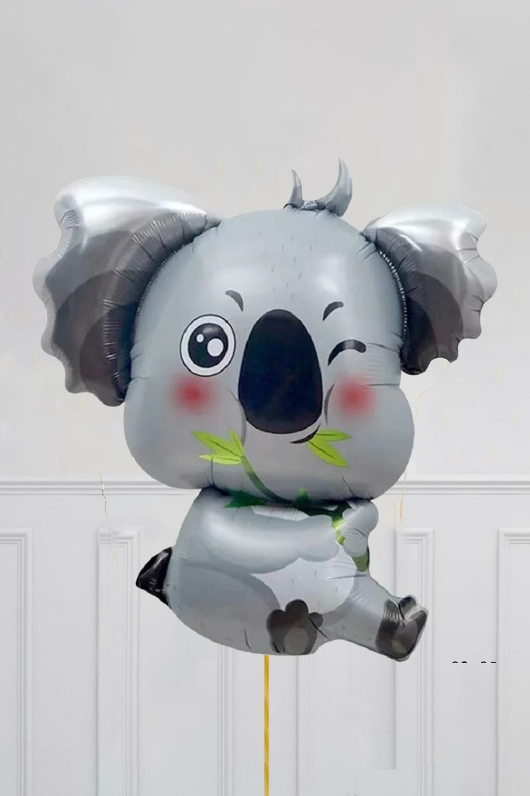 Koala Folyo Balon Woodland Temalı Doğum Günü Folyo Balon 85cm