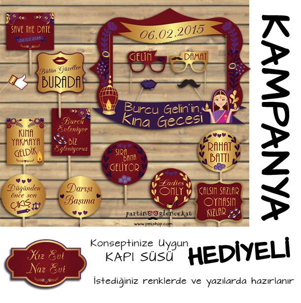 Bordo-Gold Konsept 2'li Kampanyalı Paket