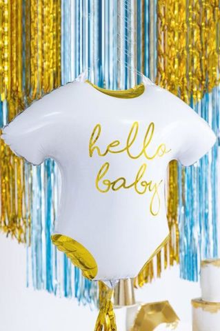 Hello Baby Yazılı Zıbın Folyo Balon Baby Shower Doğum Balonları 62cm