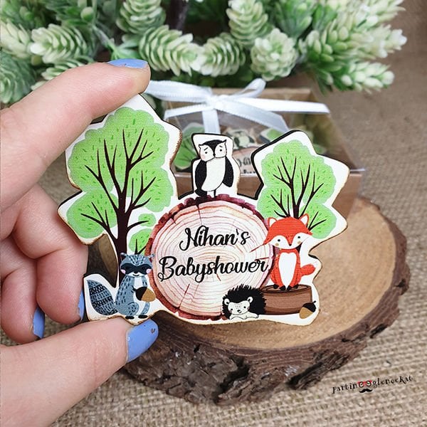 Woodland Konsept Ahşap Magnet