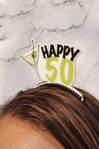 Happy 50 Taç, 50 Yaş Doğum Günü Tacı