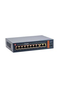 Uptech SW108FGP/A 8 Port 10/100m 2xRj45 Uplink 120w Poe Switch