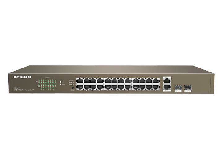 Ip-Com F1026F 24 Port 10/100 2xGB Rj45/Sfp Yönetilemez Switch