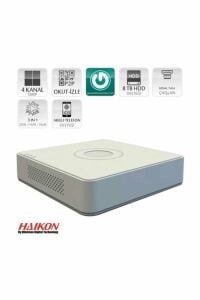 Hikvision DS-7104HGHI-F1 4 Kanal Dvr Kayıt Cihazı