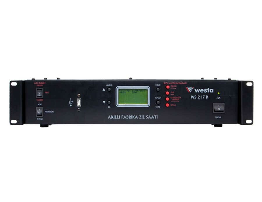 Westa WS-217 R Akıllı Fabrika Zil Saati Rack Tipi