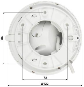 Dahua IPC-HDW2431T-AS-0280B-S2 4 MP 2.8mm Sesli Starlight IP Dome Güvenlik Kamerası