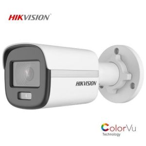 Hikvision DS-2CE10DF0T-PFS 2 MP 3.6mm Sesli Colorvu Analog Bullet Güvenlik Kamerası