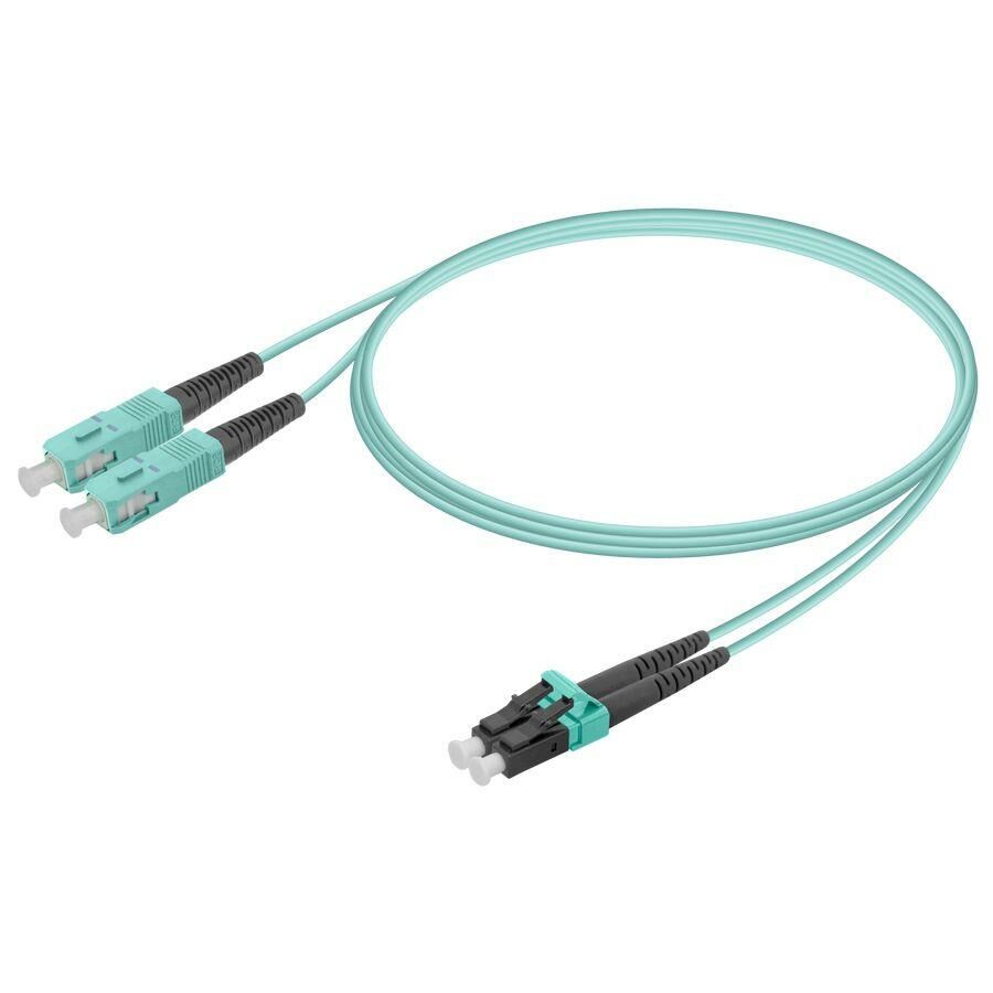 Samm MT02195 1 Metre MM OM3 SC-LC Patch Cord Duplex 1 Metre