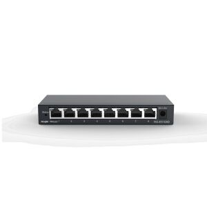 Reyee RG-ES108D 8 Port 10/100Mbps Metal Kasa Yönetilemez Switch