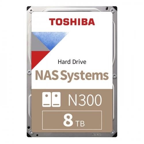 Toshiba N300 HDWG180UZSVA 3.5''  8 Tb 7200 Rpm Sata 3 Nas Harddiski