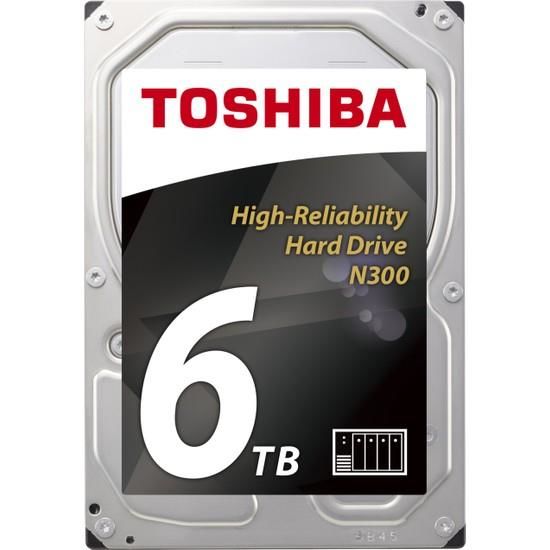 Toshiba N300 HdWN160UZSVA 3.5'' 6 Tb 7200 Rpm Sata 3 Nas Harddiski