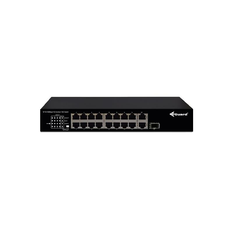 Vguard VG-SW1016E 16 Port 10/100 Yönetilemez Switch