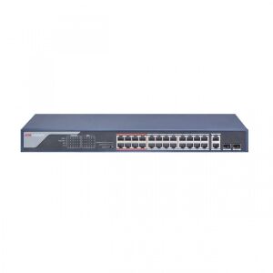 Hikvision DS-3E0326P-E(B) 24 Port Poe (370w) 10/100 Fast Ethernet Switch