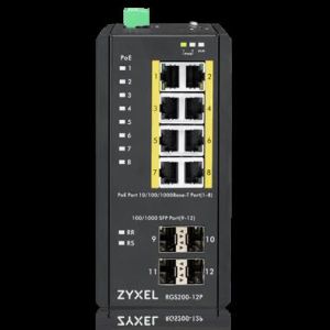 Zyxel RGS200-12P 12 Port Gigabit Yönetilebilir Poe Switch