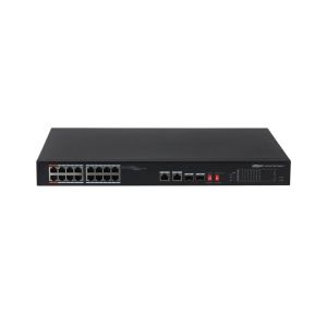 Dahua PFS3218-16ET-135 16 Port 135W 2Sfp Yönetilemez Poe Switch