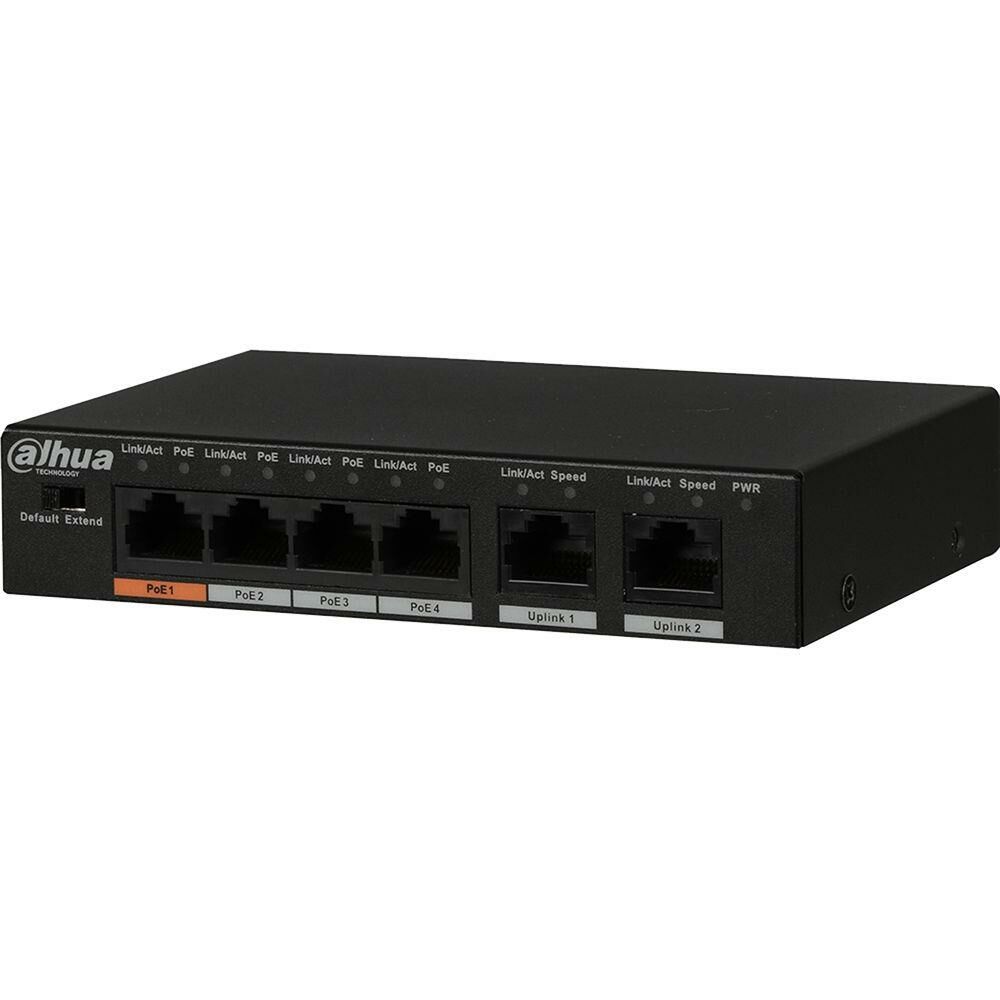 Dahua PFS3006-4ET-60 4 Port Yönetilemez Poe Switch