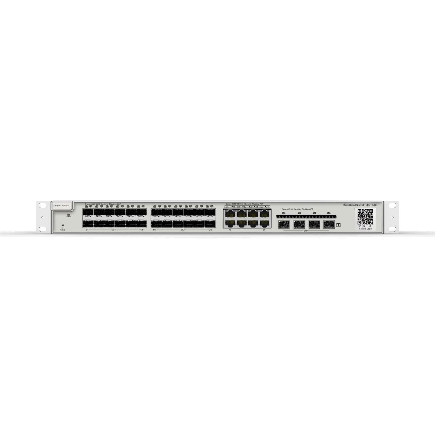 Ruijie Reyee RG-NBS5200-24SFP/8GT4XS 24 Port Sfp 8xRj45 Combo 4x10G Sfp L2 Yönetilebilir Switch