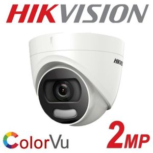 Hikvision DS-2CE70DF0T-PF TVI 2Mp 1080p 2.8 Mm Sabit Lensli Colorvu Ir Turret Kamera