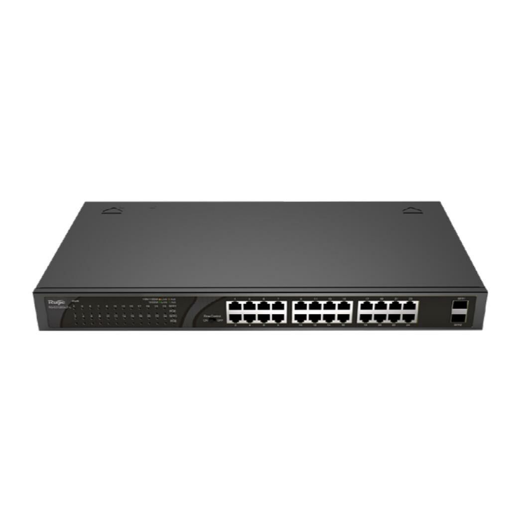 Ruijie Reyee RG-ES126G-LP-L 24 Port Gigabit +2 Sfp 24 Port 180w Poe Switch