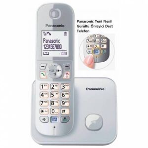 Panasonic KX-TG6811 Gri Dect Telsiz Telefon