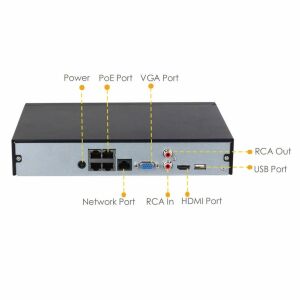 Imou N14P 4 Kanal 4 Port Poe Nvr Kayıt Cihazı