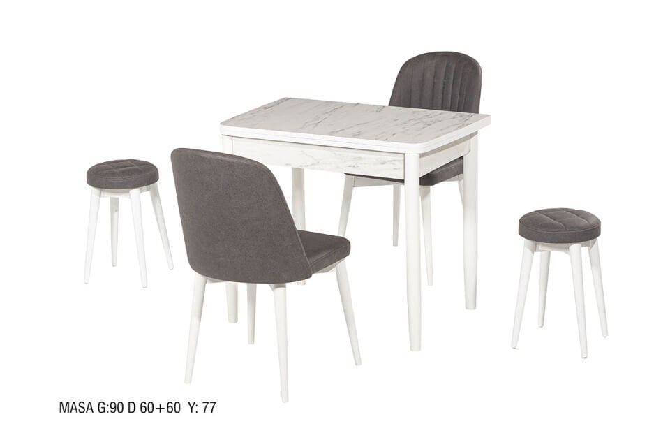 VANESSA MASA BELİZ SANDALYE%BELİZ TABURELİ