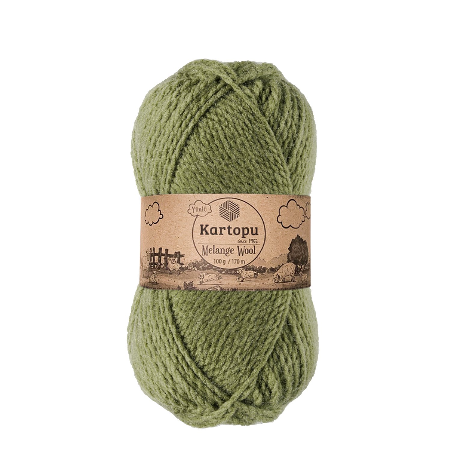 Пряжа Kartopu Melange Wool Купить