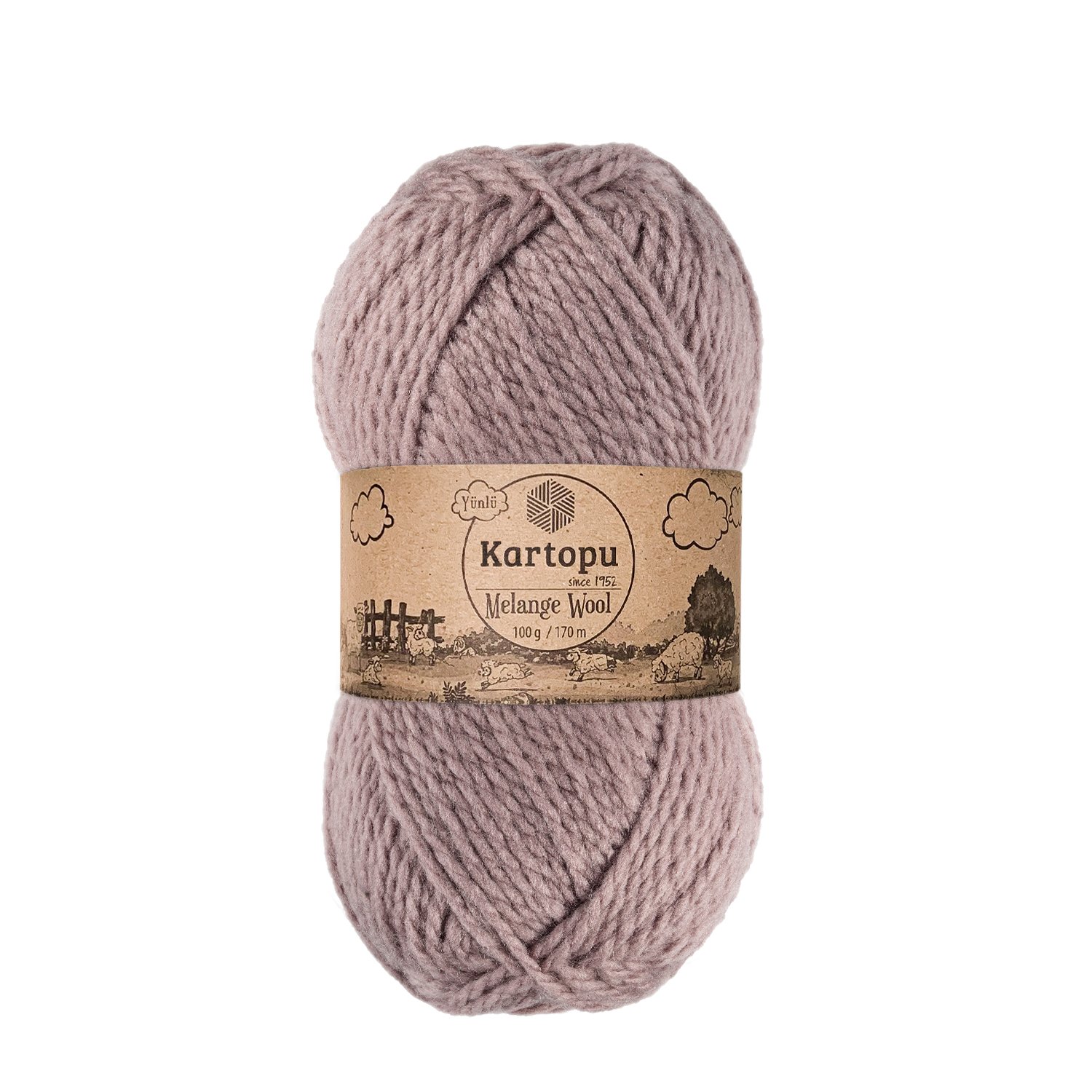 kartopu.com | KARTOPU MELANGE WOOL K713