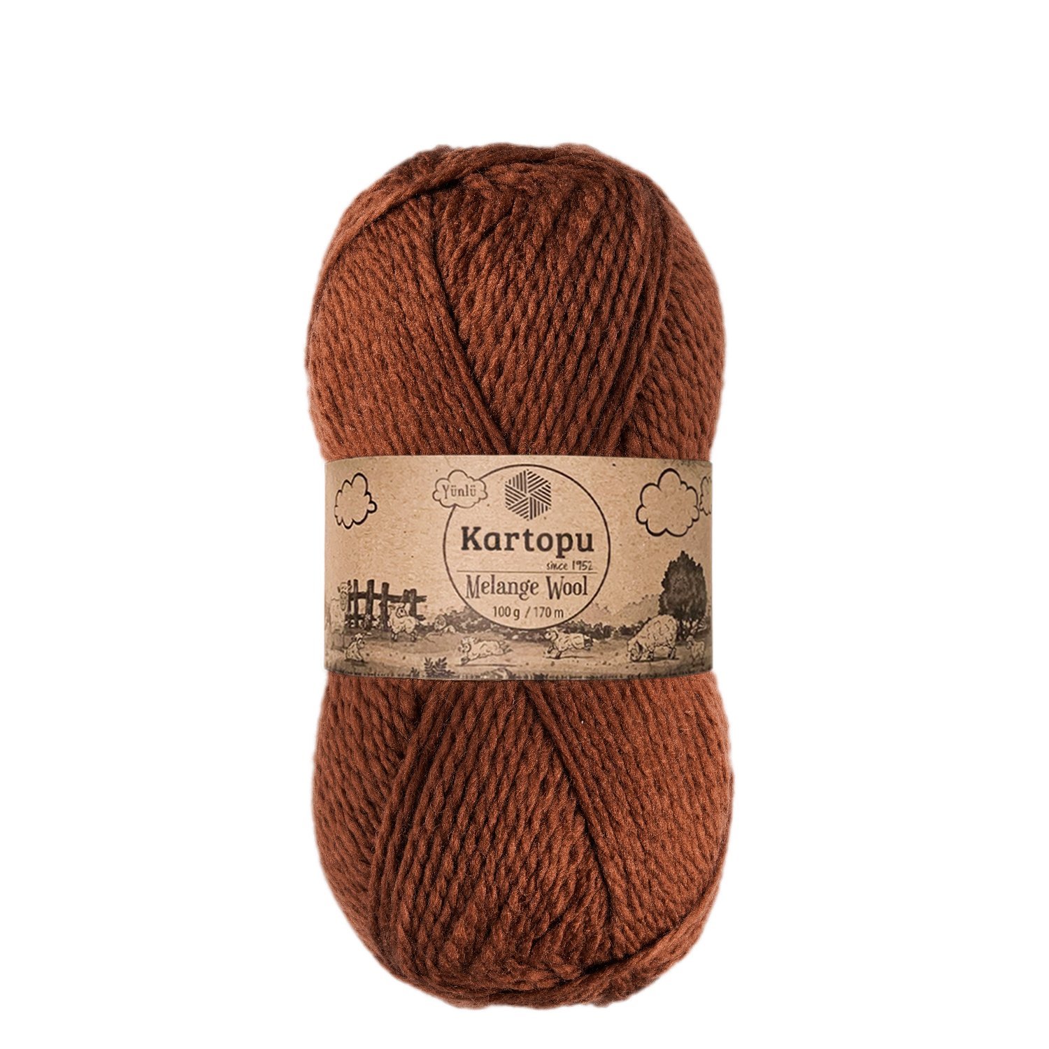 Пряжа Kartopu Melange Wool Купить