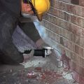 CAT DA09001 115mm Profesyonel Beton, Tuğla, Parke Taşı Elmas Kesme Diski (Soketli, Aralıklı Kenar)