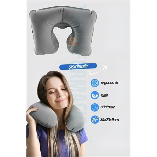 ModaCar Seyahat Boyun Yastığı Taşınabilir Seyahat Uyku Yastığı