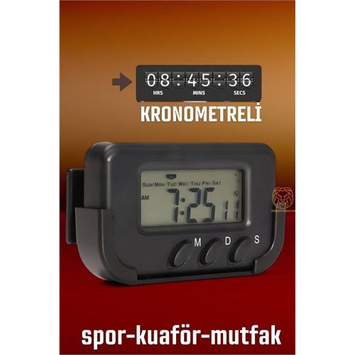 ModaCar Spor Kuaför Mutfak Çok Amaçlı Kullanım Dijital Kronometre Saat