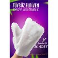 ModaCar TüysüzTemizlik Eldiveni Islak ve Kuru Temizlik Eldiveni Bambu Lifi